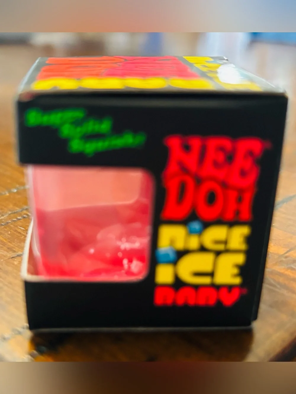 Needoh Trending Nice Ice Baby Rare Pink Super Solid Squish Toy